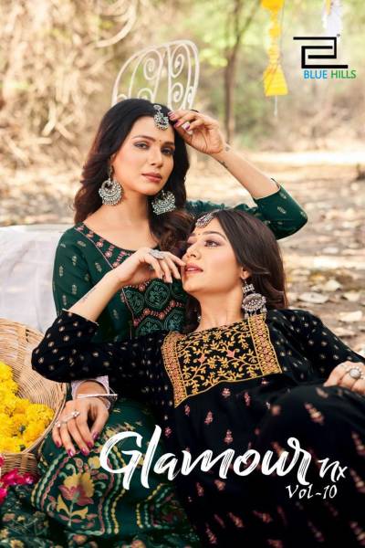 Glamour Vol 10 Nx By Blue Hills Embroidery Gown Collection
